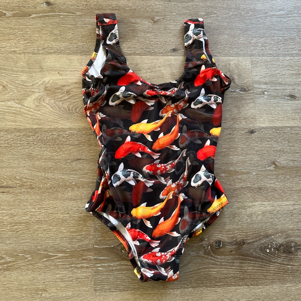 Chameleon Koi Fish Tank Leotard